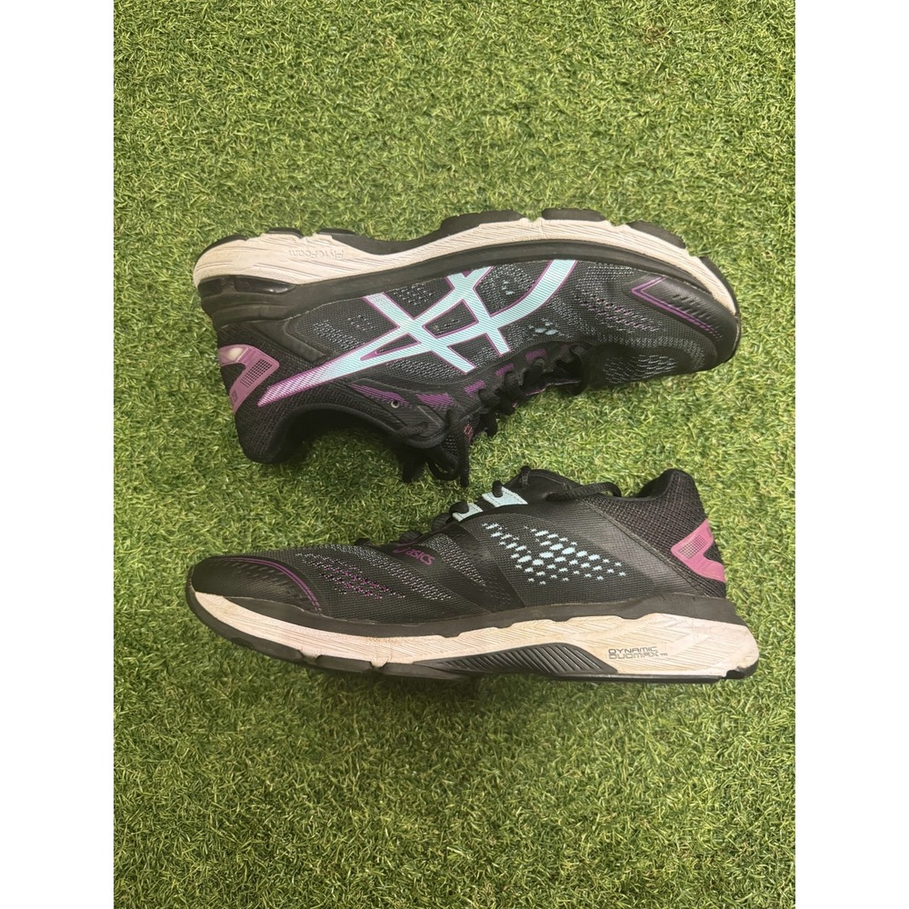 Asics GT-2000 7 1012A147 Womens 8.5 Running Shoes Black Lace Up Athletic Sneaker - Picture 2 of 6